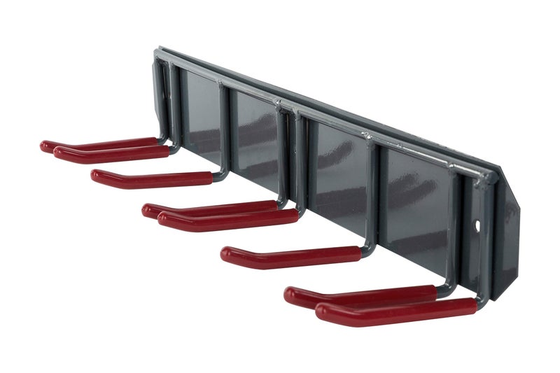 Wealers Wall Mounted Horizontal Rack for Storage of Skis and Poles-Heavy Duty Weatherproof Nonslip Garage Wall Organizer for Carrying Snowboard, Hockey Sticks, Skates, Helmets (Large, 2 Ski Sets) - Image 3